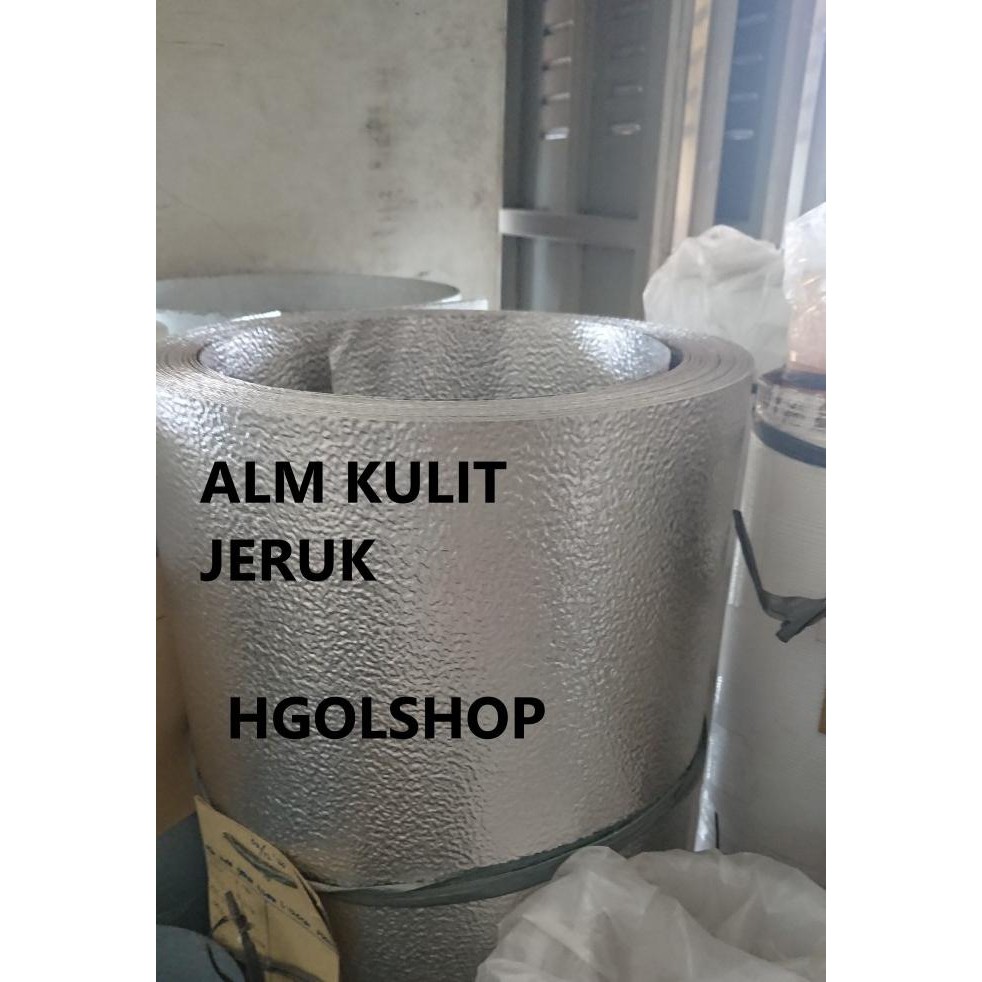 

SALE! ALUMINIUM KULIT JERUK TEBAL 0.3 MM LEBAR 120 CM (GRAB/GOJEK)