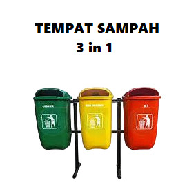 Tempat sampah 3 in 1