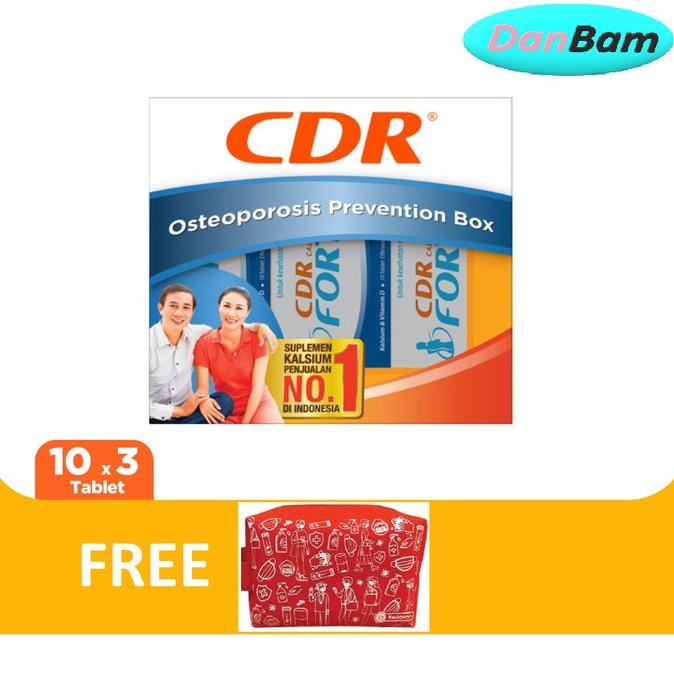 

SALE! CDR FORTOS SUPLEMEN KALSIUM PAKET ANTI OSTEOPOROSIS RASA JERUK 30 TABL