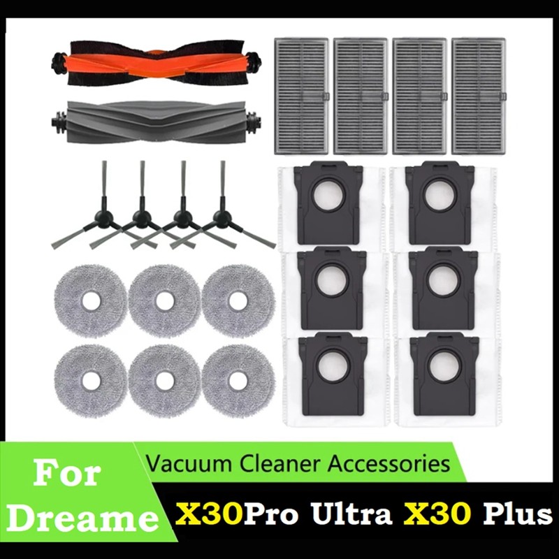 22PCS For Dreame Bot X30pro Ultra X30pro Plus Robot Vacuum