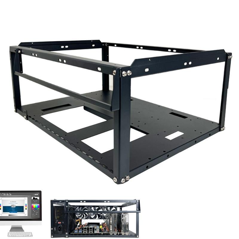 Compact PC Case Computer Open Frame Case Case Mini Tower