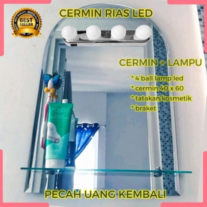 terbaru kaca cermin rias led cermin rias lampu cermin wastafel plus lampu