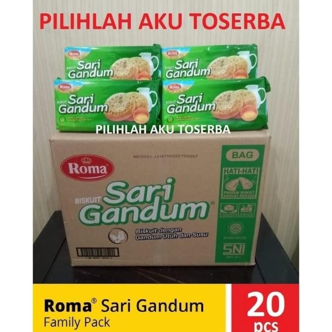 

Ele Biskuit Roma Sari Gandum Faly Pack 240 G - 1 Kardus Isi 20 Pcs