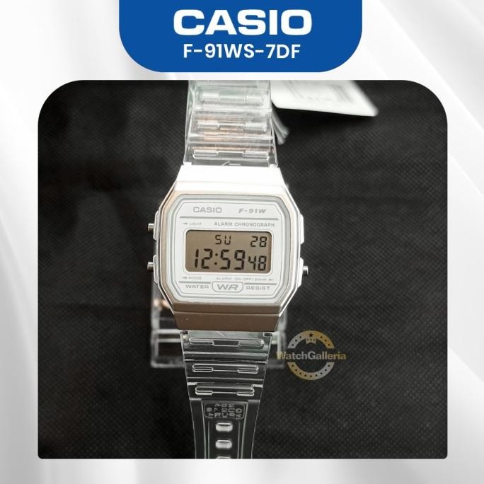 Casio General F-91Ws-7Df/F-91Ws-7Df/F-91Ws Original Murah