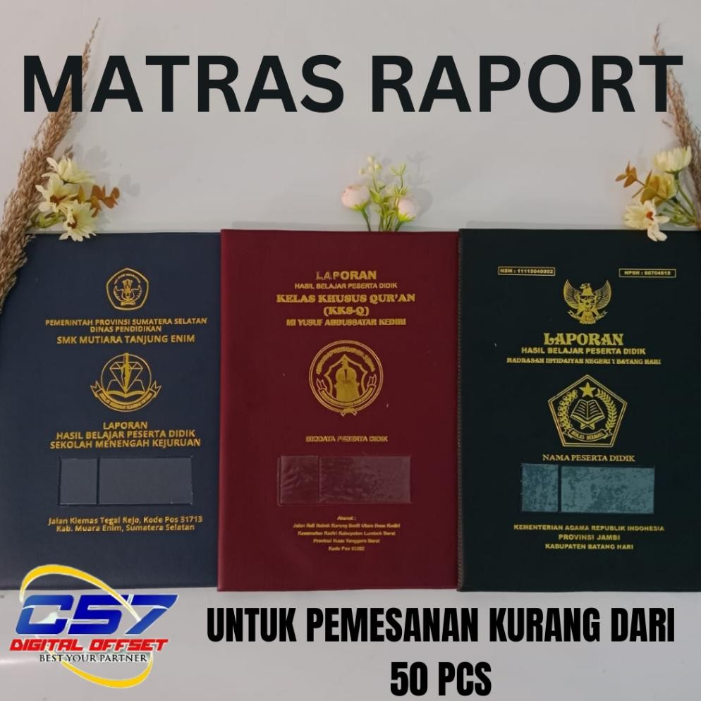 

RUBYSU MATRAS | MAP IJAZAH | RAPORT SEKOLAH | MATRAS RAPORT