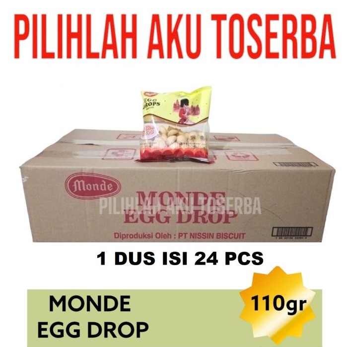 

Ele Biskuit Monde Egg Drops 110 Gr - ( 1 Dus )