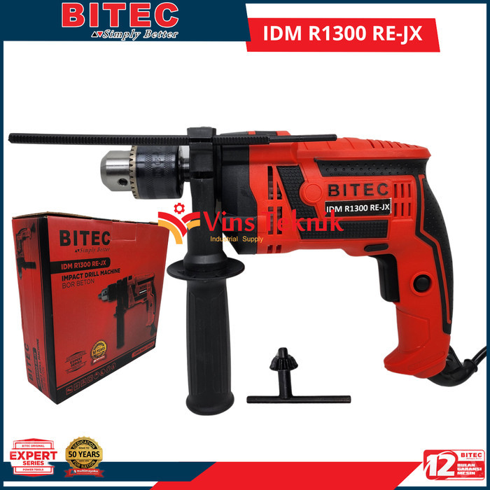BITEC IDM R1300 mesin bor tembok listrik 13mm IDMR1300 impact drill
