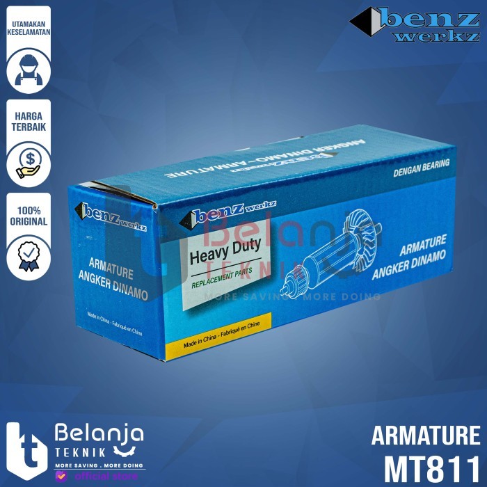 Terbatas Benz Armature Angker Mesin Bor Impact 13mm MT 811 For Maktec MT811
