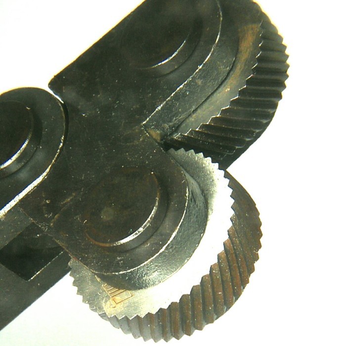 Knurling 2R 0,8mm pisau kartel 2 roda 0,8 mili Knurling 0,8mm