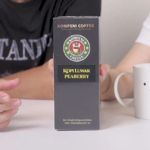 

KOPI LUWAK PEABERRY 250GR - KOMPENI COFFEE