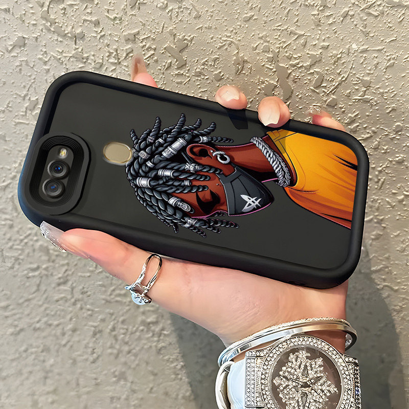 Casing Hp Untuk OPPO A7 OPPO A5s OPPO A12 OPPO A12S A11k Case Casing kotor kepang pria pola Kasing H