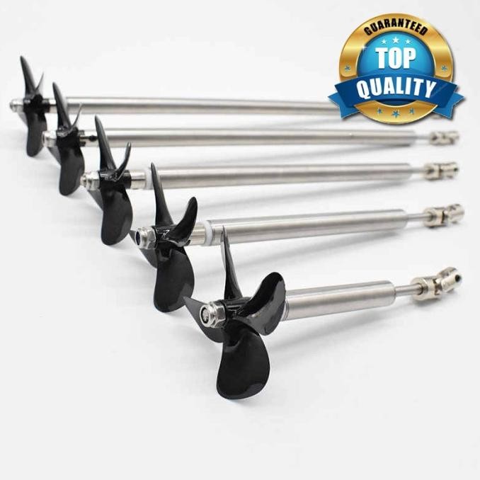 Rc boat shaft propeller 1set 4 blades 4mm Shaft joint 3.17mm