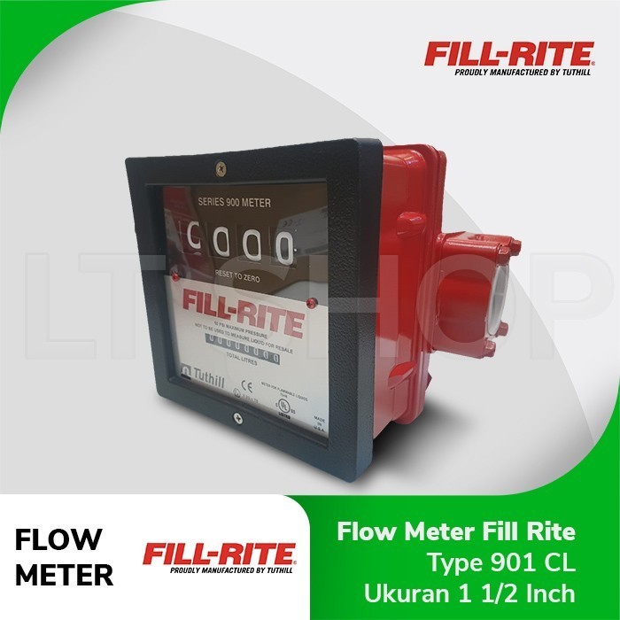 TERBARU Flow Meter Fill Rite 1.5 inch Type 901 CL + Kalibrasi