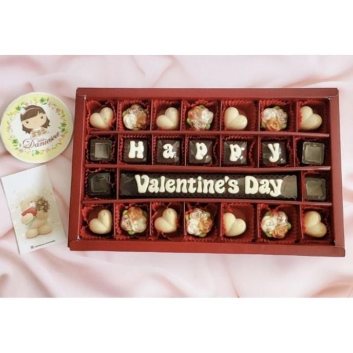 

chocolate gift S28B - coklat ucapan happy valentine ES77