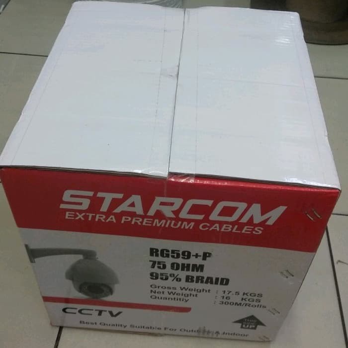 Terbaik Kabel Cctv Rg 59 + Power Starcom