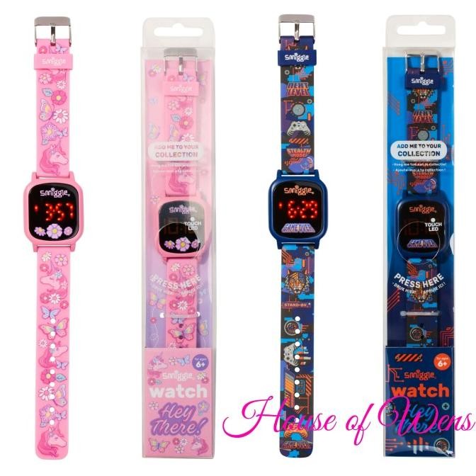 Smiggle Hey There Watch Led Original - Jam Tangan Smiggle