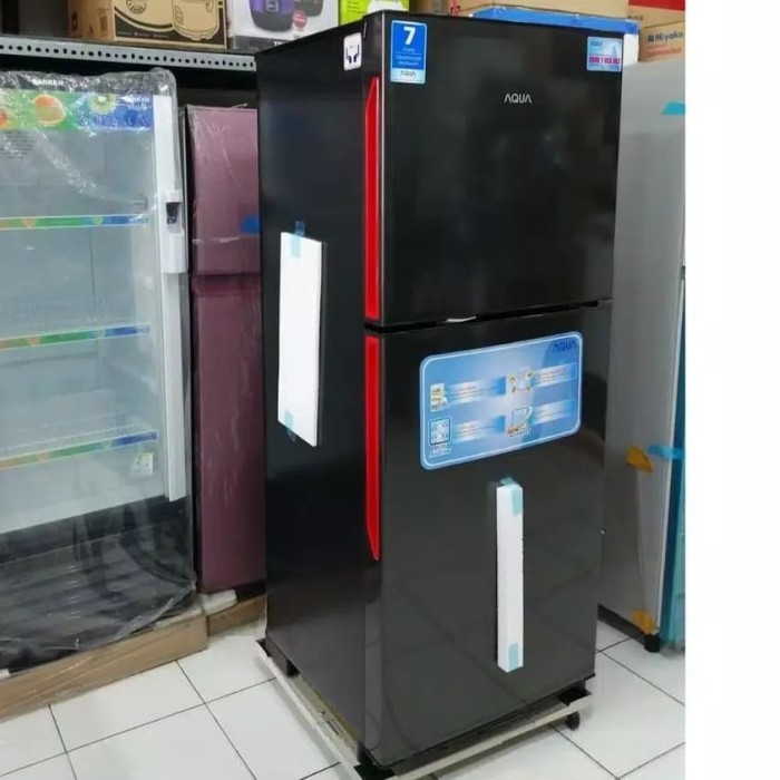 Kulkas 2 Pintu Aqua Sanyo D251 Tanpa Bunga Es Low watt
