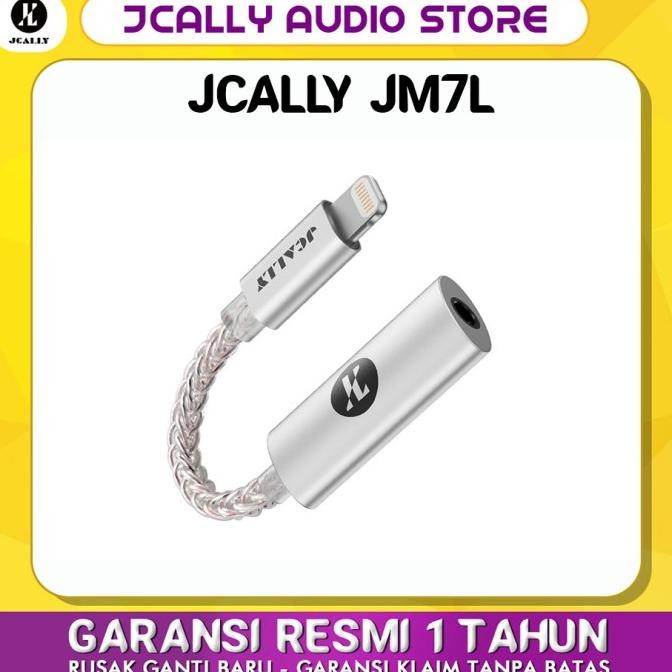 Jcally Jm7L Hires Dac Audio Digital Adapter Lightning To Jack 3.5Mm
