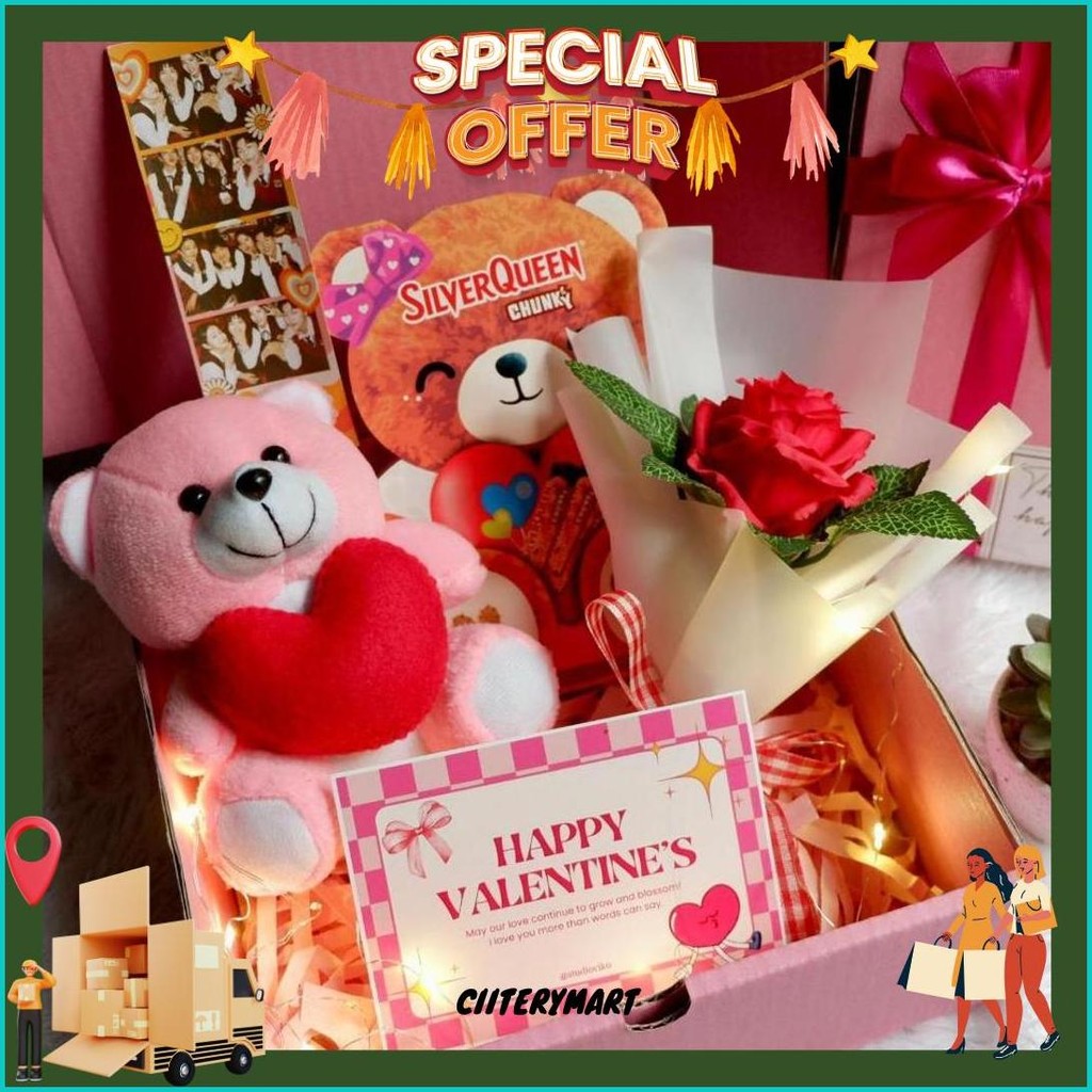

Hampers Cokelat Valentine Pink Edition Paket Kado Ulang Tahun Cewek Gift Box Anniversary Pacar Termurah Banget
