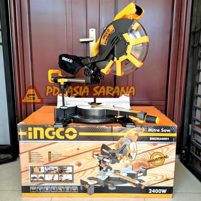 Sliding Mitre Saw 12" Ingco / Mesin Miter Saw Potong Aluminium Berkualitas