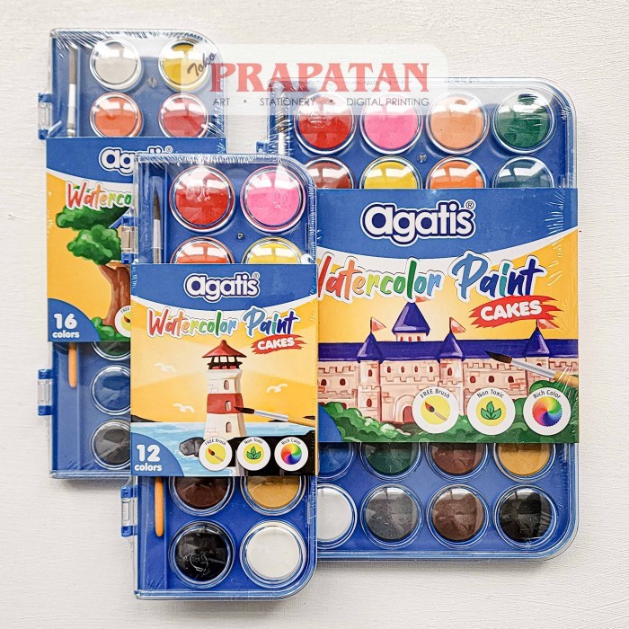 

Agatis Watercolor Paint Cakes Set PC-C | Cat Air Set