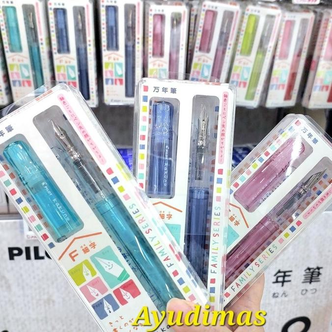 

Pilot Kakuno CLEAR Extra Fine / Fine / Medium Nib Fountain Pen - pena / kaligrafi pen EF / F / M