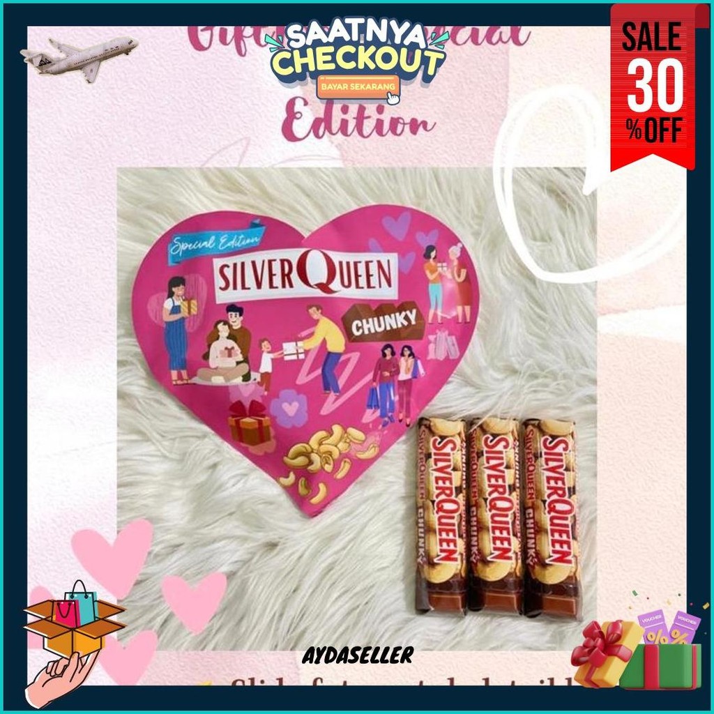 

Giftbox Special Love Edition // Dairymilk Silverqueen // Valentine Ulangtahun Wedding Anniversary Bisa Cod