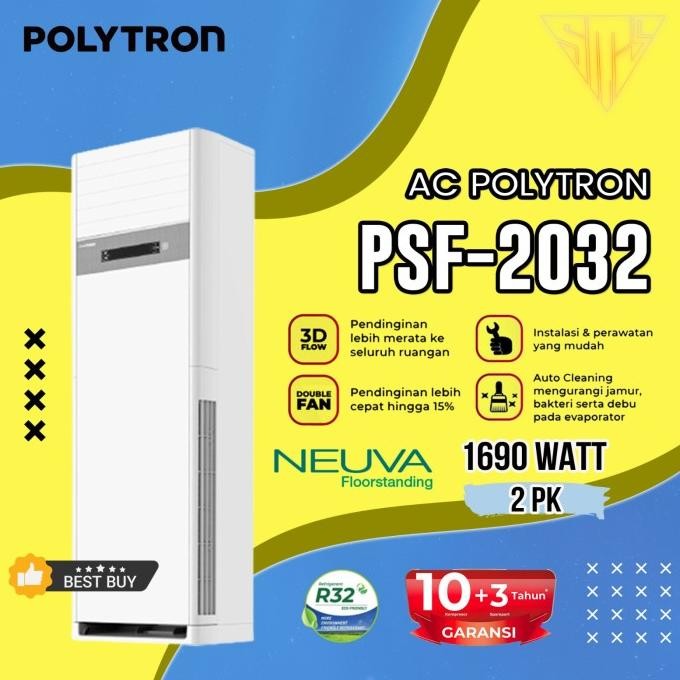 AC POLYTRON FLOOR STANDING 2 PK PSF-2003