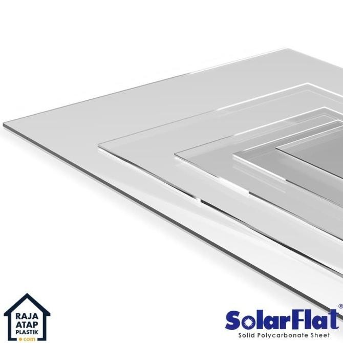 Atap Polycarbonate Solid Solarflat - 6 Mm (122 X 600)