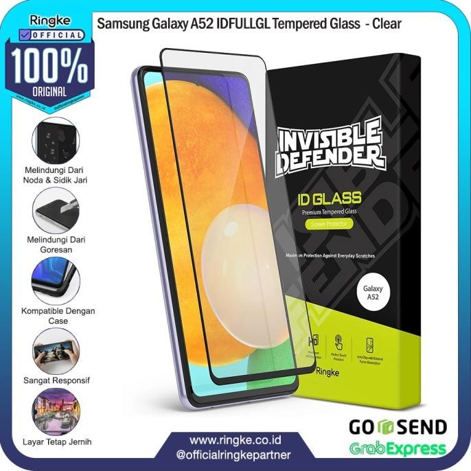 Ringke Galaxy A52 Full Tempered Glass Screen Protector Anti Gores
