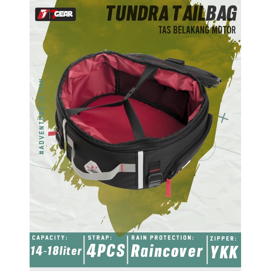 Tailbag Seat Bag 7Gear Tundra Tas Jok braker Motor