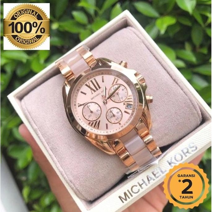 Jam Tangan Mk6066 Bradshaw 35Mm Original