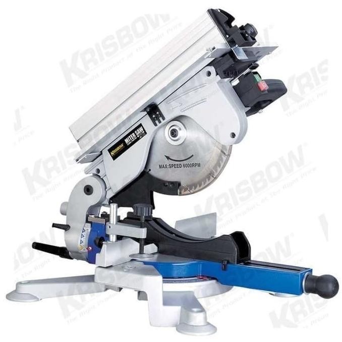 Berkualitas Mitre Saw 2 Function 254Mm 1800W Krisbow Kw0701005