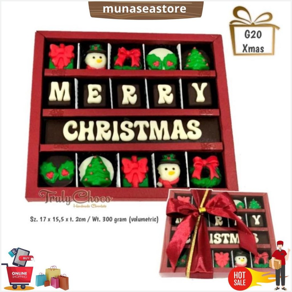 

Kado Hampers Natal Special 2024 Coklat Trulychoco Isi 15-28 Termurah Banget
