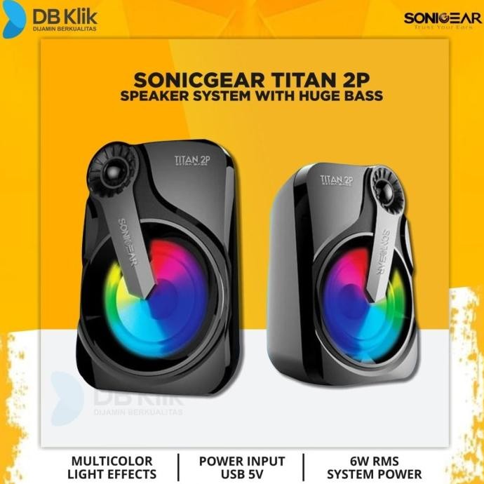 Speaker Sonicgear Titan 2P (Passive) - Sonic Gear Titan 2 Passive