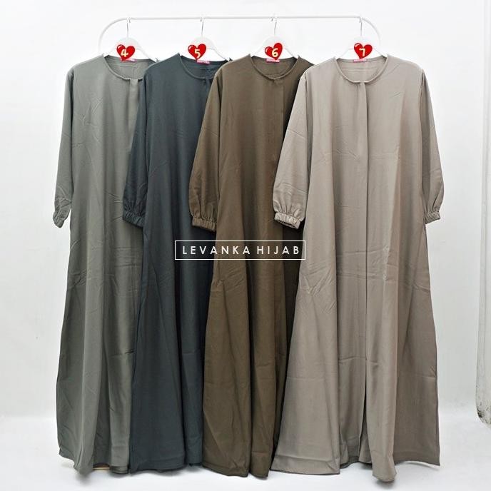 Gamis Terbaru Biya Dress Bahan Shakila ukuran Allsize fit to XL