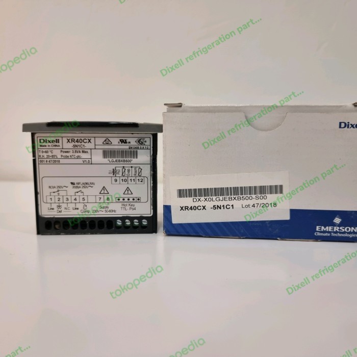 Thermostat Dixell XR40CX -5N1C1 230V +Sensor PTC/NTC