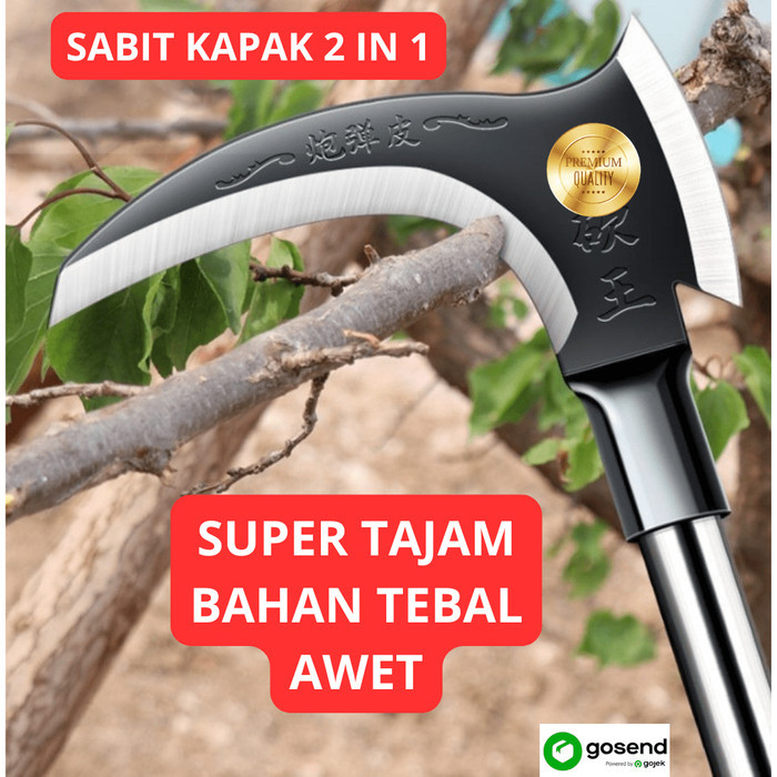 Pemangkas Sabit Ganda Pemangkas Rumput Arit Rumput Import