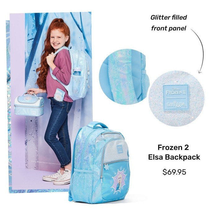 SMIGGLE FROZEN BACKPACK - SMIGGLE FROZEN II BACKPACK ORIGINAL