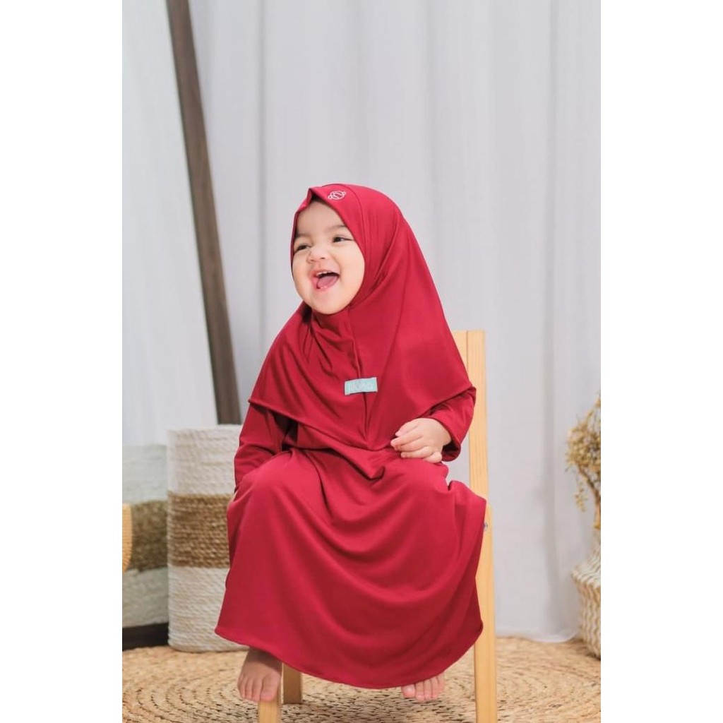 Baju Muslim Gamis Bayi Perempuan 6 12 Bulan & Anak Perempuan 1 2 Tahun Original Dan Terpercaya