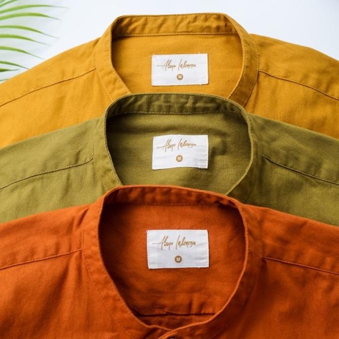 Abiyu Baju Koko Pria Dewasa Kemeja Koko Basic Premium Pria Dewasa Bertostore