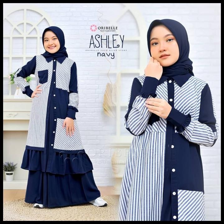Gamis Anak 8-11 Tahun Ashley Kids/Setelan Anak Muslimah Terbaru Best Seller