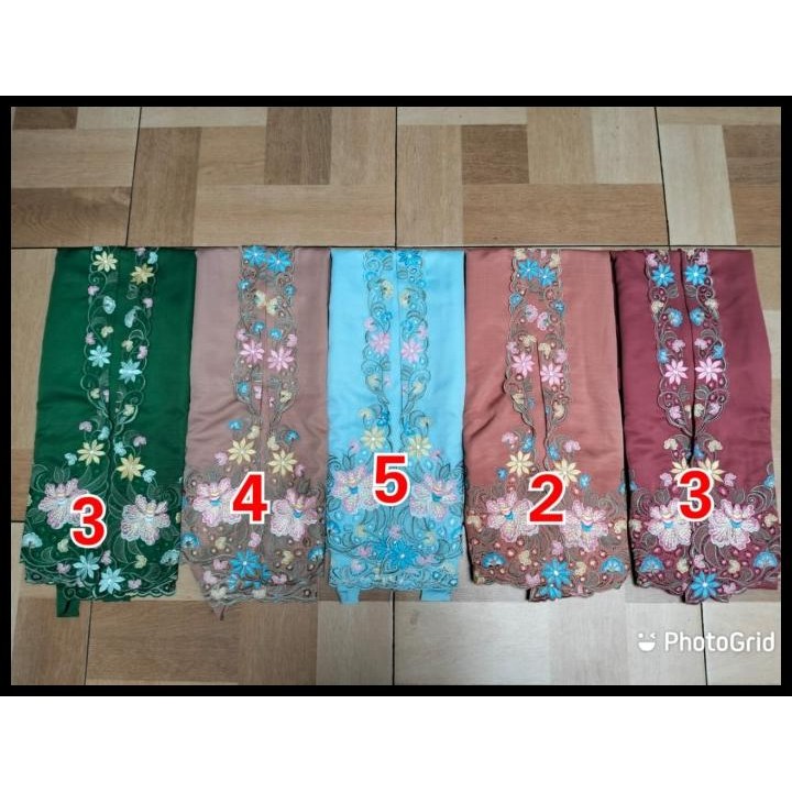 Bahan Kain Baju Kebaya Bordir Tangan Best Seller