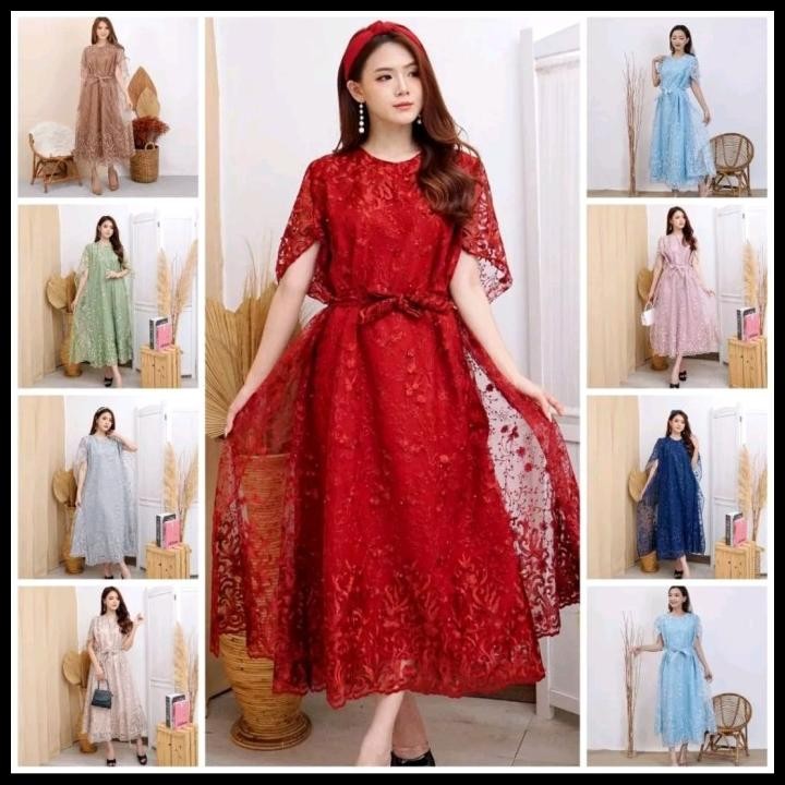 Kebaya Brukat Jumbo Big Size Xxxl Baju Pesta Dress Kondangan Jumbo Best Seller