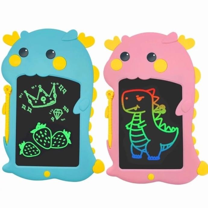 

LCD Writing tablet 8.5 Papan Tulis Tablet Anak Motif Hewan Lucu Dino
