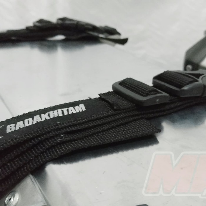 Side - Box Samping Motor Badak Hitam Alumunium Pannier 24Liter