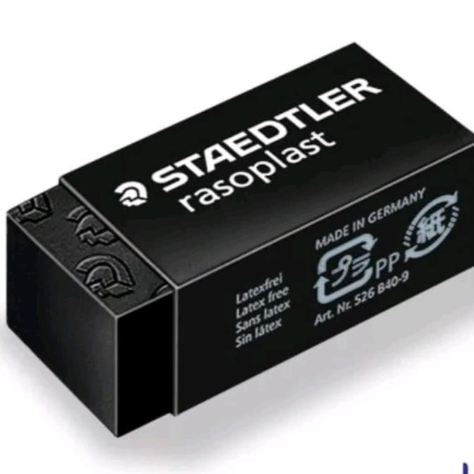 

penghapus staedler b40 hitam kecil#dust free#1 pak isi 40 pcs