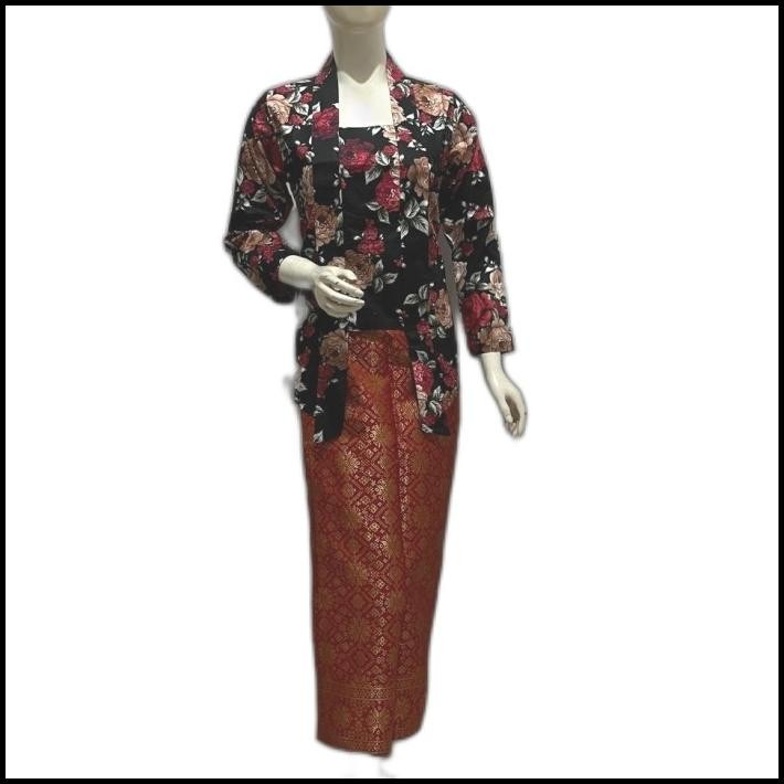 Atasan Kebaya Kutubaru Bunga/ Kutubaru Lurik Modern/ Kutubaru Jumputan Motif Bunga/ Kutubaru Bali Be