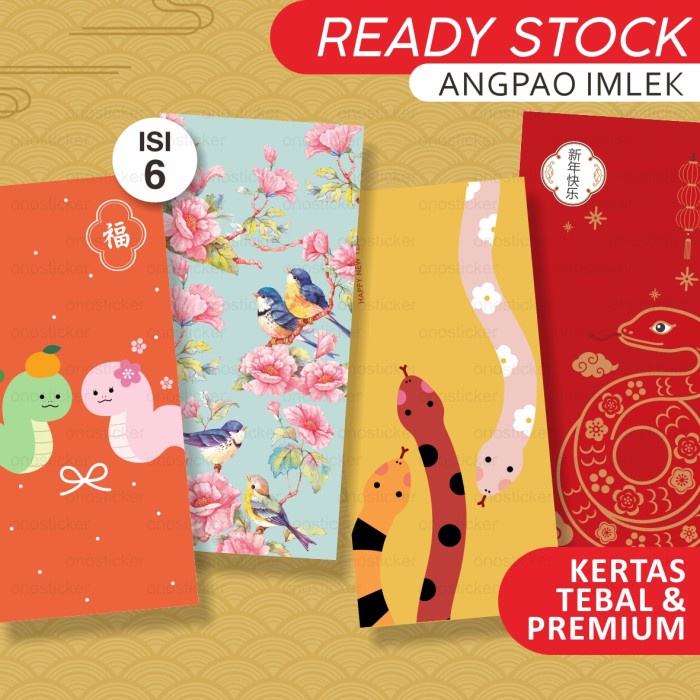 

DISKON Angpao Imlek Sincia Chinese Terlaris Lucu Viral Premium Readystock