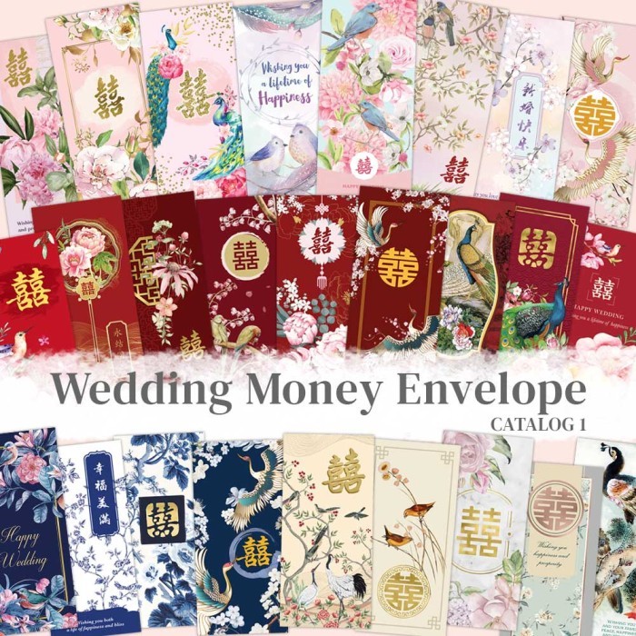 

PROMO Custom Nama Angpao Wedding Angpau Nikahan Amplop Kondangan A